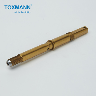 Kupferne gedrehte CNC-Abdrehen-Teil-Wellen-Toleranz 0.01mm
