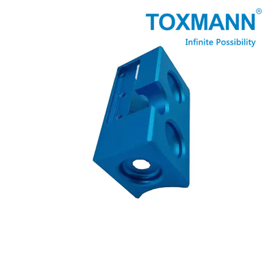 CNC-Bearbeitung auf individuelle Weise Präzisionsbearbeitung blau anodiert Aluminium Edelstahl Teile CNC Metallteile