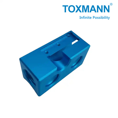 CNC-Bearbeitung auf individuelle Weise Präzisionsbearbeitung blau anodiert Aluminium Edelstahl Teile CNC Metallteile