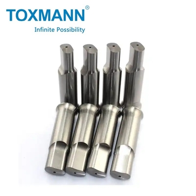 Hochwertige HSS/HWS/Carbid-Punch-Stift ISO8020, Standardförmiger länglicher Kugel-Lock-Ejektor-Punch, zweiter Schlag, durchbohrender Schlag