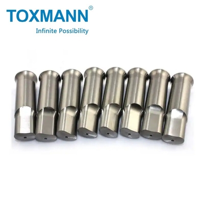 Hochwertige HSS/HWS/Carbid-Punch-Stift ISO8020, Standardförmiger länglicher Kugel-Lock-Ejektor-Punch, zweiter Schlag, durchbohrender Schlag