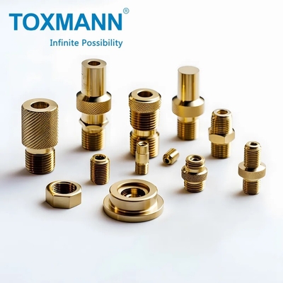CNC-Bearbeitung mit individueller Präzision Kupfer-Bronz-Bauteil CNC-Fräsen Drehen Messing-Teile Service