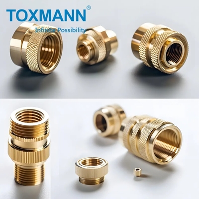 CNC-Bearbeitung mit individueller Präzision Kupfer-Bronz-Bauteil CNC-Fräsen Drehen Messing-Teile Service