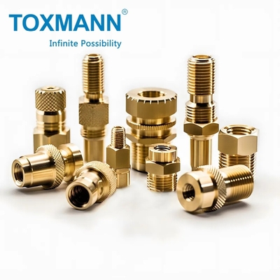CNC-Bearbeitung mit individueller Präzision Kupfer-Bronz-Bauteil CNC-Fräsen Drehen Messing-Teile Service