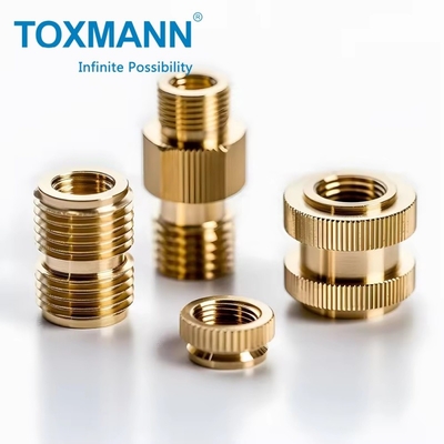 CNC-Bearbeitung mit individueller Präzision Kupfer-Bronz-Bauteil CNC-Fräsen Drehen Messing-Teile Service