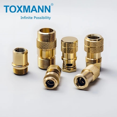 CNC-Bearbeitung mit individueller Präzision Kupfer-Bronz-Bauteil CNC-Fräsen Drehen Messing-Teile Service