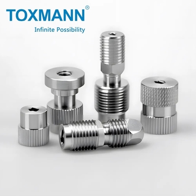 OEM CNC-Bearbeitung Anpassungsleistungen Edelstahl Aluminium-Gewinde Teile CNC-Bearbeitung