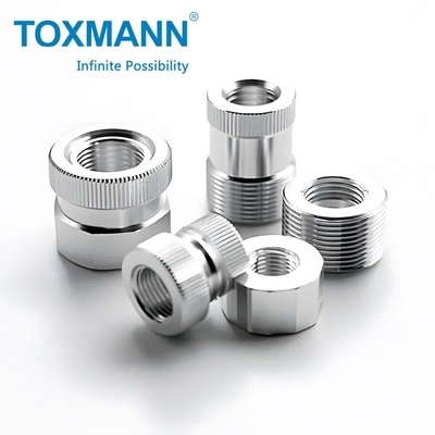 OEM CNC-Bearbeitung Anpassungsleistungen Edelstahl Aluminium-Gewinde Teile CNC-Bearbeitung