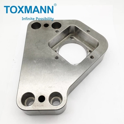 Anpassung von CNC-Bearbeitung Fräsen Teile Stahl 45, Metall Oberflächen Oxidation Textured Nickel Behandlung CNC-Fräsen Teil