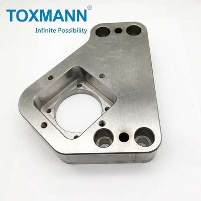Anpassung von CNC-Bearbeitung Fräsen Teile Stahl 45, Metall Oberflächen Oxidation Textured Nickel Behandlung CNC-Fräsen Teil