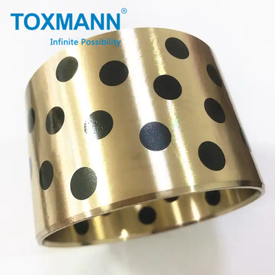 OEM-bearbeitetes Cnc-Bearbeitungsgegenstand Metallteil Graphit gefüllt Kupfer Messing Bushing