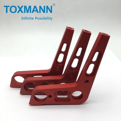 Schalter-Klopfkranke Doppellager-Kurzwerfer-CNC-Fräse-Teil Aluminium 6061-T6 hochpräzise anodiert