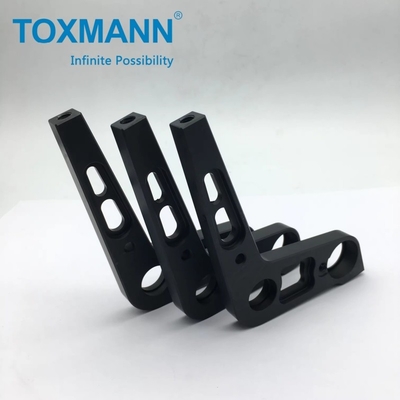 Schalter-Klopfkranke Doppellager-Kurzwerfer-CNC-Fräse-Teil Aluminium 6061-T6 hochpräzise anodiert