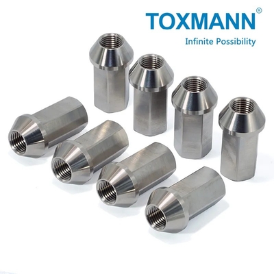 Gr5 Titanium-Cnc-Gewandte Teile M12 M14 Auto-Radschrauben Lug-Nüsse