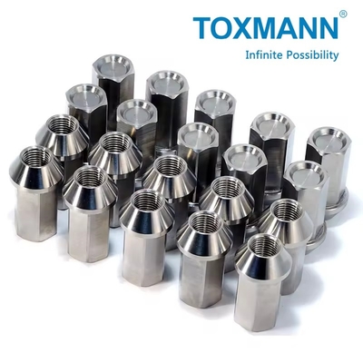 Gr5 Titanium-Cnc-Gewandte Teile M12 M14 Auto-Radschrauben Lug-Nüsse