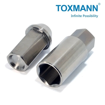 Gr5 Titanium-Cnc-Gewandte Teile M12 M14 Auto-Radschrauben Lug-Nüsse