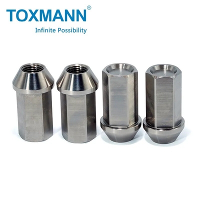 Gr5 Titanium-Cnc-Gewandte Teile M12 M14 Auto-Radschrauben Lug-Nüsse