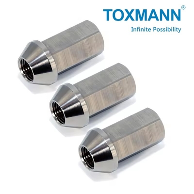 Gr5 Titanium-Cnc-Gewandte Teile M12 M14 Auto-Radschrauben Lug-Nüsse